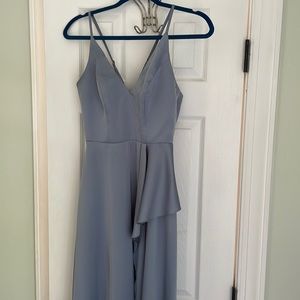 Dusty blue bridesmaid dress, worn once